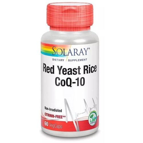 Solaray red yeast rice q10  60 caps