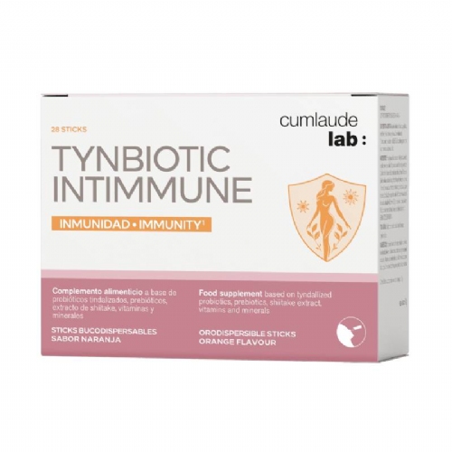 Cumlaude lab: tynbiotic intimmune (28 sticks bucodispersables 1,5 g sabor naranja)