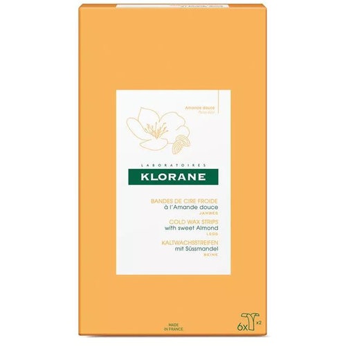 KLORANE CERA DEPILATORIA EN FRIO (PIERNAS 6 BANDAS)