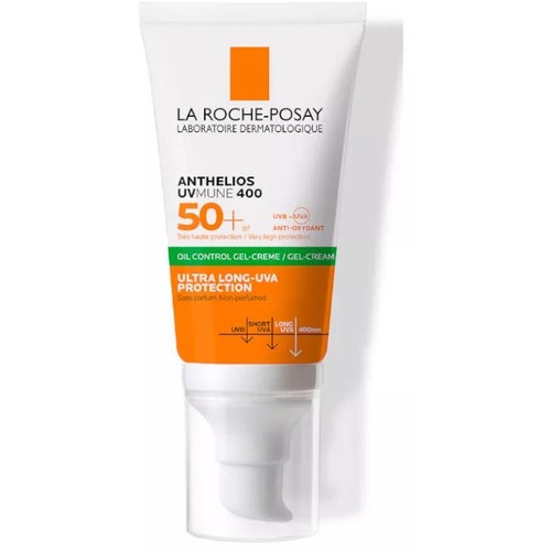 Anthelios oil control gel creme uv mune 400 spf 50+  1 envase 50 ml con color