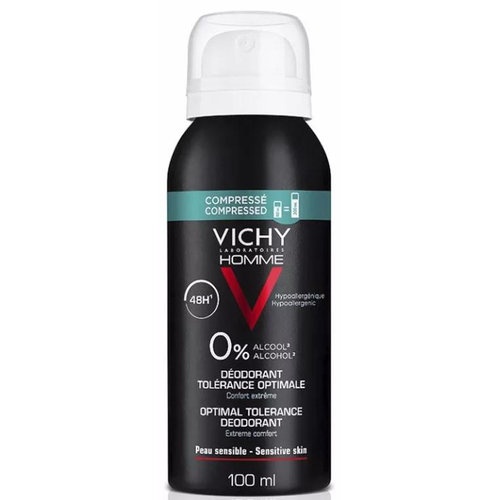 Vichy homme desodorante tolerancia optima 48 h comprimido  1 envase 100 ml aerosol