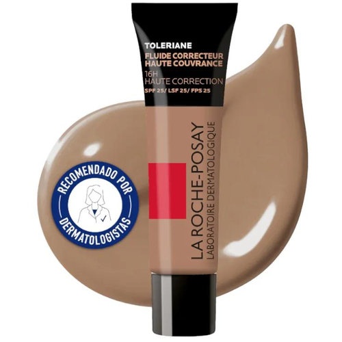 TOLERIANE FONDO DE TONO CORRECTOR FLUIDO - LA ROCHE POSAY (Nº 15 DORÉ 30 ML)