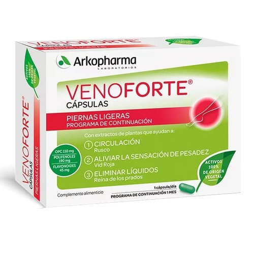VENOFORTE PIERNAS LIGERAS (30 CAPS)