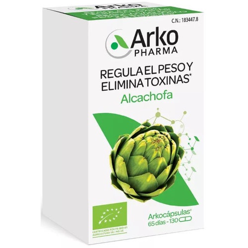 Arkocapsulas alcachofa bio (130 capsulas)
