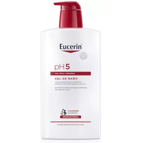 EUCERIN PIEL SENSIBLE PH-5 GEL DE BAÑO (1 L)