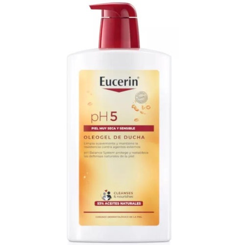 OLEOGEL DE DUCHA - EUCERIN PIEL SENSIBLE PH-5 (1 L)