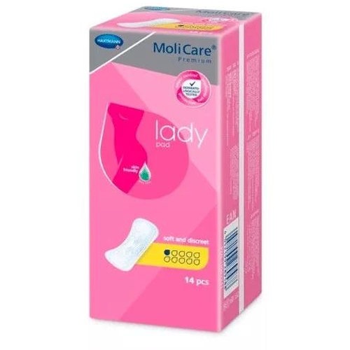 Absorbente incontinencia orina ligera molicare premium lady pad 1 gotas 14 unidades - molicare premi
