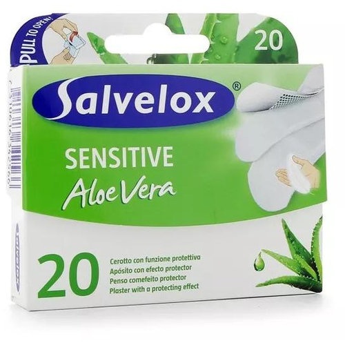 Salvelox sensitive aposito adhesivo aloe vera 20 apositos mix - aposito adhesivo aloe vera