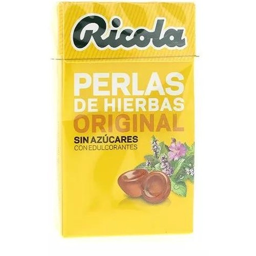 Ricola perlas sin azucar hierbas (1 envase 25 g)