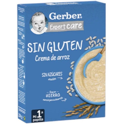 Gerber crema de arroz (1 estuche 250 g)