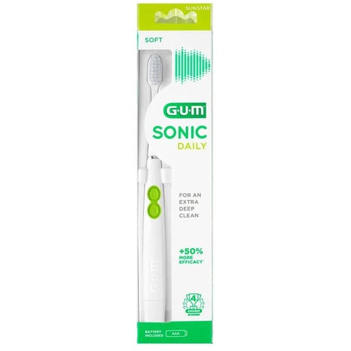 Cepillo dental sonico gum sonic daily 1 unidad color blanco - gum sonic daily