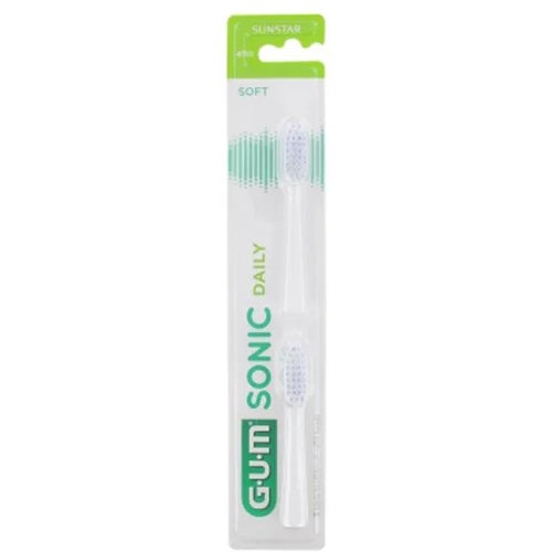 Cepillo dental sonico gum sonic daily 2 recambios color blanco - gum sonic daily