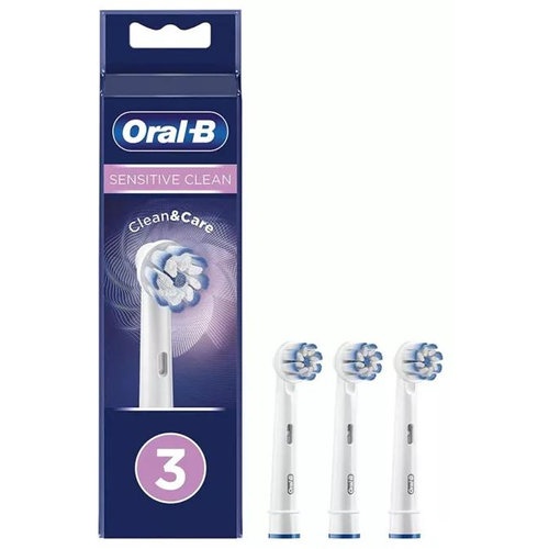 Cepillo dental electrico recargable - oral-b sensitive clean (recambio 3 unidades)