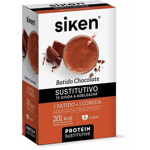 Siken protein sustitutive batido  6 sobres sabor chocolate