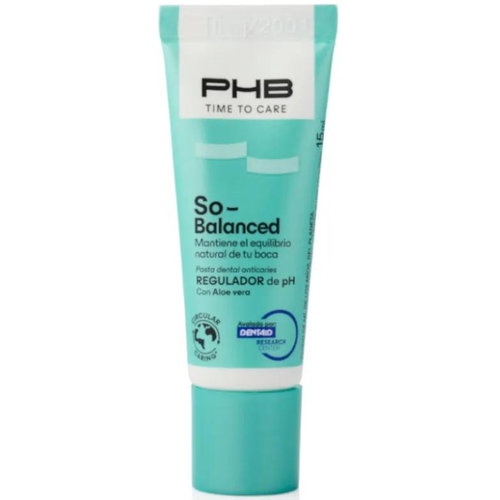 Phb time to care so balanced dentrifico (1 tubo 15 ml sabor menta suave)