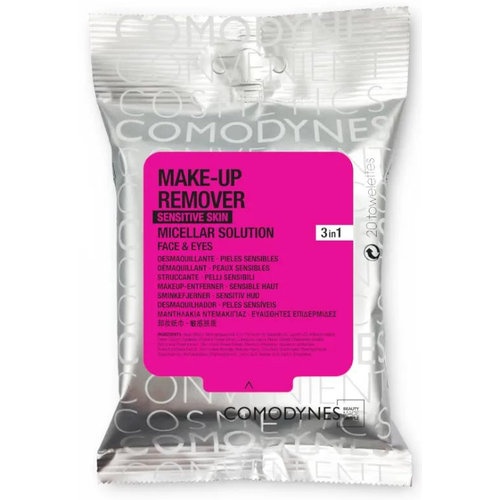 COMODYNES MICELLAR CLEANSER FACE AND EYES - SENSITIVE SKIN (20 TOALLITAS)