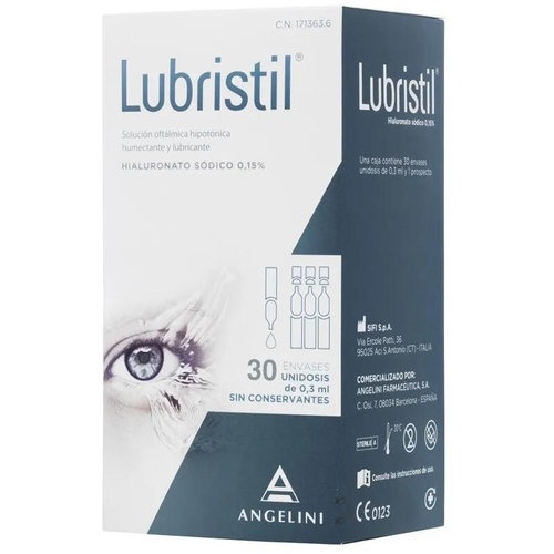 Lubristil solucion oftalmica  30 monodosis 0,3 ml