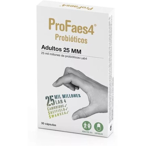 PROFAES4 PROBIOTICO ADULTOS  25 MM (MILMILLONES) (30 CAPSULAS)