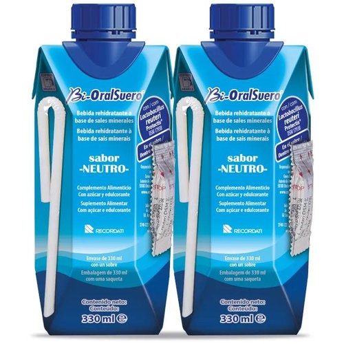 Bioralsuero  2 tetrabriks 330 ml sabor neutro
