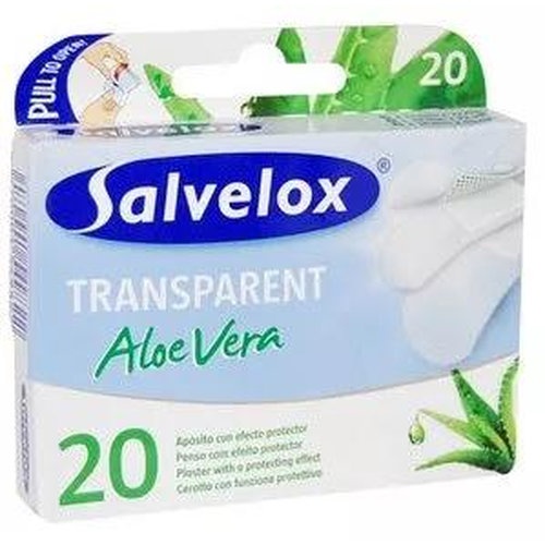 SALVELOX - APOSITO ADHESIVO ALOE VERA (TRANSP 20 APOSITOS)