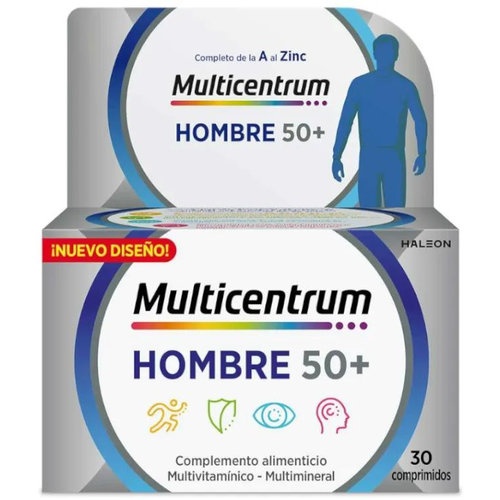 MULTICENTRUM HOMBRE 50+ (30 COMP)
