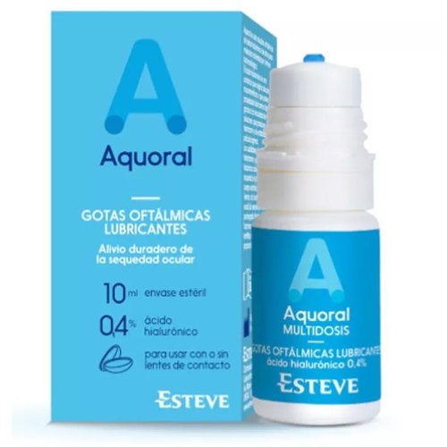 AQUORAL GOTAS HUMECTANTES C/ A HIALURONICO 0.4% - GOTAS OFTALMICAS LUBRICANTES ESTERILES (MULTIDOSIS