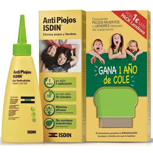Antipiojos pack gel pediculicida con lendrera - pediculicida