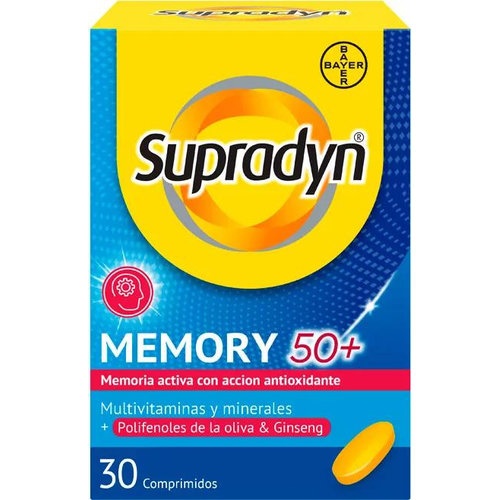 Supradyn memoria 50+ (30 comprimidos)