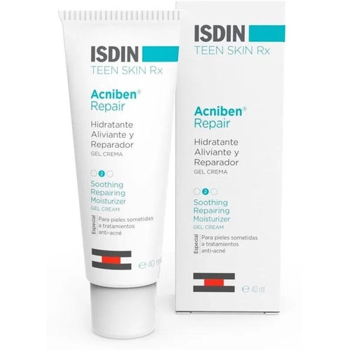 ACNIBEN REPAIR HIDRATANTE REPARADOR Y ALIVIADOR - ISDIN TEEN SKIN RX (GEL CREMA 40 ML)