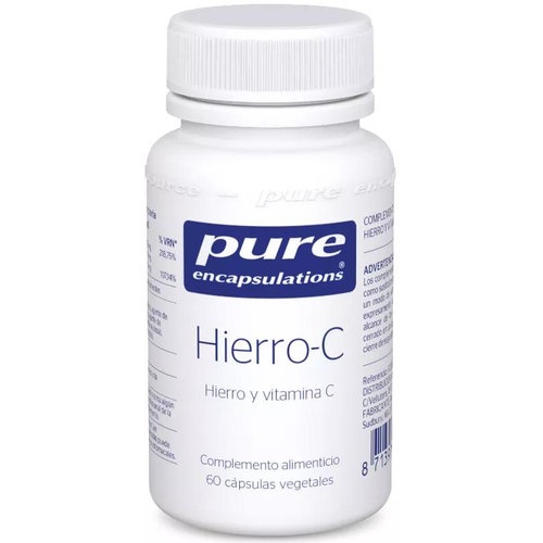 Pure encapsulations hierro-c  60 capsulas