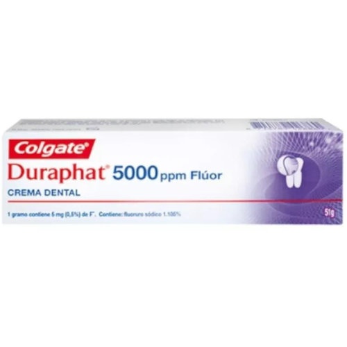 DURAPHAT 5000 PPM FLUOR CREMA DENTAL (51 G)
