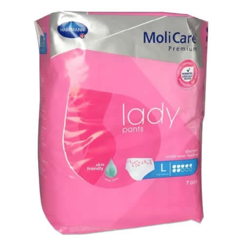 Braga incontinencia - molicare premium lady pants (7 gotas t-l 7 u)
