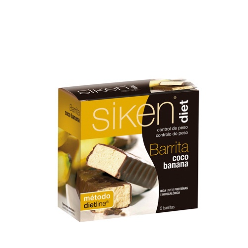 SIKEN DIET BARRITA COCO BANANA (5 BAR 36 G)