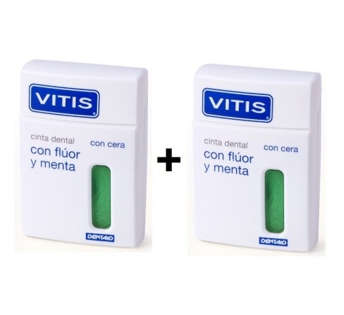 VITIS SEDA DENTAL CON FLUOR Y MENTA (50 M 2 U)