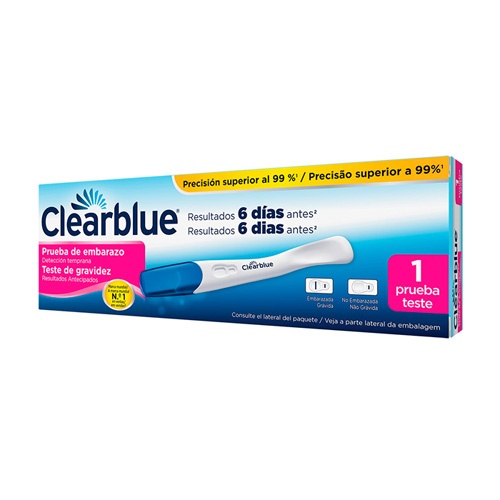 CLEARBLUE EARLY PRUEBA DETECCION TEMPRANA - TEST DE EMBARAZO (1 PRUEBA)