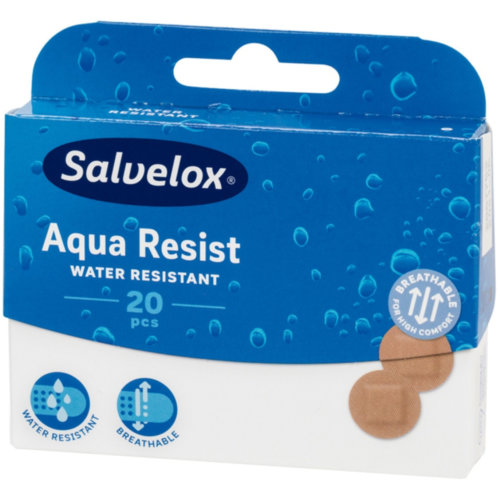 SALVELOX AQUA RESIST - APOSITO ADHESIVO (20 APOSITOS REDONDOS)