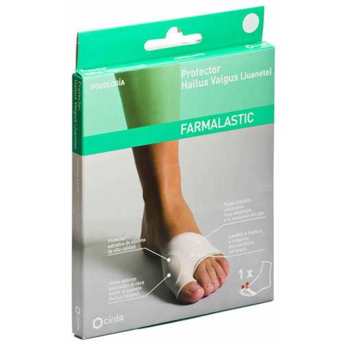 PROTECTOR JUANETES HALLUX VALGUS - FARMALASTIC GEL DE SILICONA (T-GDE)