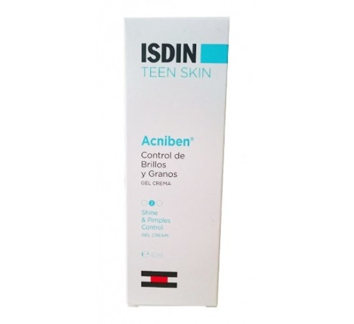 ACNIBEN CONTROL DE BRILLOS Y GRANOS GEL CREMA - ISDIN TEEN SKIN (40 ML)