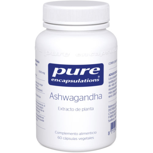 Pure encapsulations ashwagandha (60 capsulas)