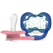 Chupete silicona - dr brown´s advantage reversible nocturno (t1 colores surtidos 0-6 m)