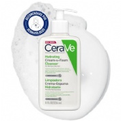 Cerave limpiadora crema espuma hidratante (1 envase 236 ml)