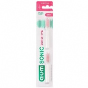 Cepillo dental a pilas gum sensivital sonic 2 recambios - gum sensivital sonic