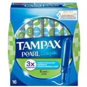 Tampax compak pearl  20 unidades super