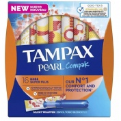Tampax compak pearl  20 unidades super plus
