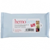 Hemofarm plus toallitas  1 sobre 20 unidades