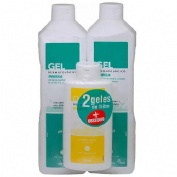 Inibsa gel dermatologico  2 envases 1 l + 1 envase 200 ml pack viaje