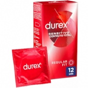 DUREX SENSITIVO CONTACTO TOTAL - PRESERVATIVOS (12 U)