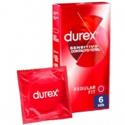 DUREX SENSITIVO CONTACTO TOTAL - PRESERVATIVOS (6 U)