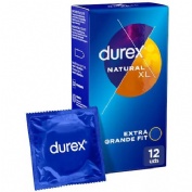 DUREX NATURAL XL - PRESERVATIVOS (12 U)
