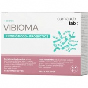Cumlaude lab: vibioma  14 sobres 3 g sabor melocoton